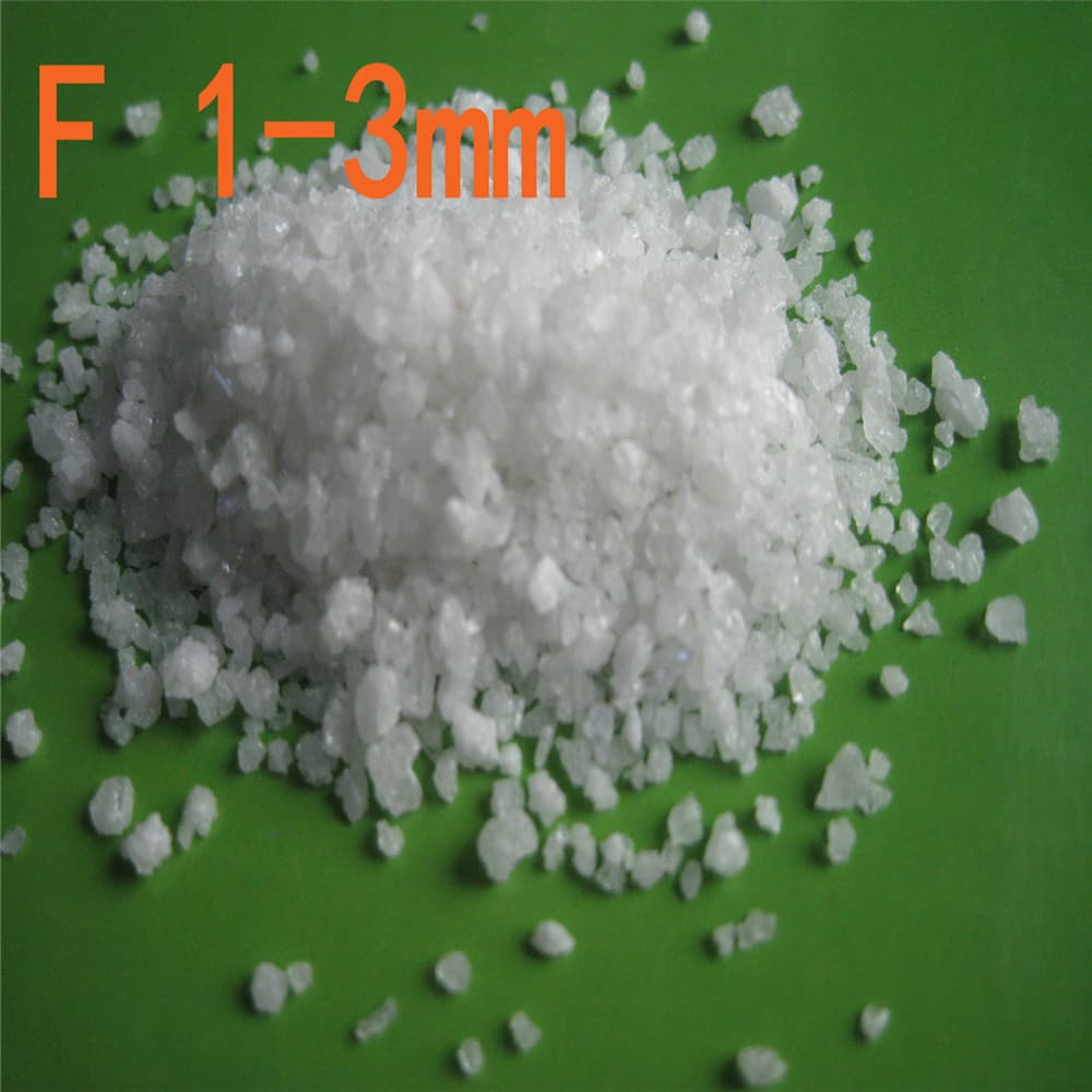 white alundum section sand fine powder abrasives refactory
